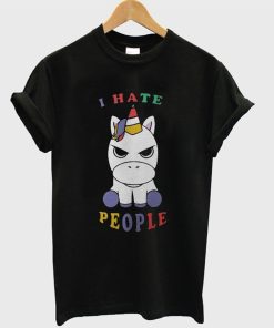 Baby Unicorn I Hate People T-Shirt KM