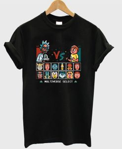 Cheap Custom Rick And Morty Multiverse Select T-Shirt KM