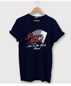 George Strait Navy Ace In the Hole Band T Shirt KM