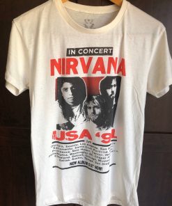 Nirvana in Concert ‘91 T Shirt KM