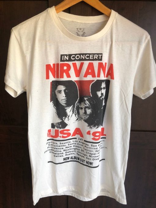 Nirvana in Concert ‘91 T Shirt KM