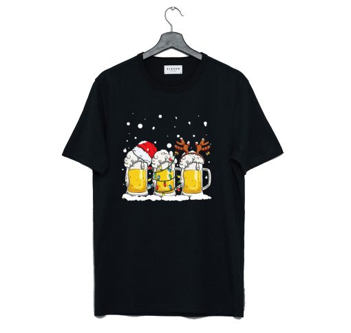 Santa Beer Christmas T-Shirt KM