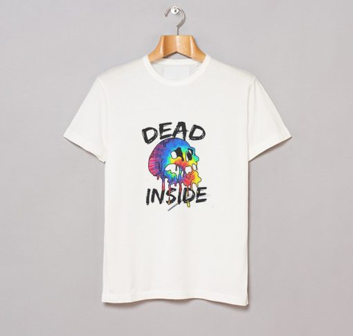 Skull Dead Inside T Shirt KM