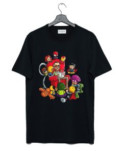 Stan Lee reading book comic to Avengers Hero T Shirt KM