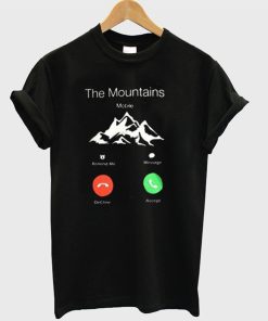 The mountains calling T-Shirt KM