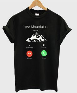 The mountains calling T-Shirt KM