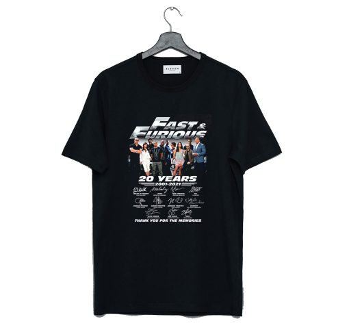 20 Years Fast Furious T Shirt KM