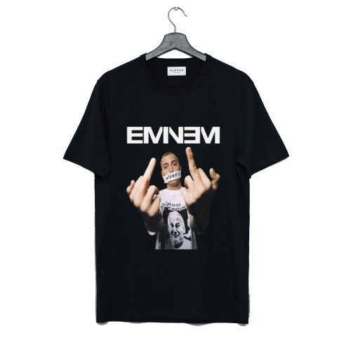 Eminem Middle Finger Band T Shirt KM