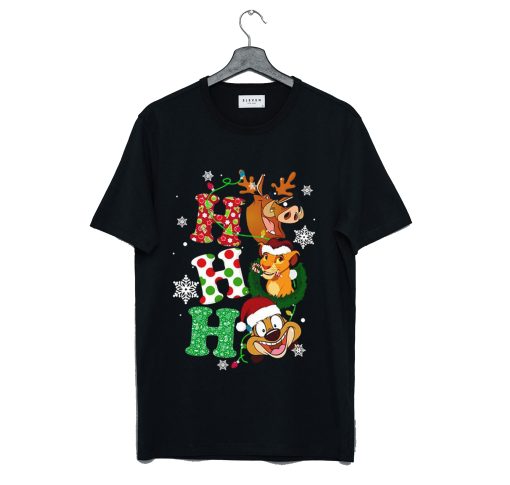 HO HO HO Lion King Christmas T Shirt KM