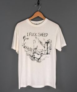 I Fuck Sheep Novelty T Shirt KM