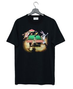 Looney Tunes Playing Pool T Shirt KM