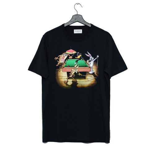 Looney Tunes Playing Pool T Shirt KM