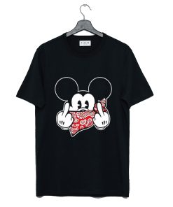 Mickey Mouse Thug Life Gangster T Shirt KM