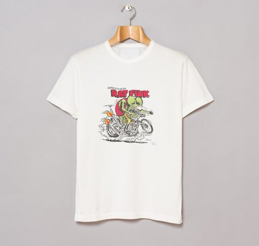 Rat Fink Motorcycle Chopper Brother T Shirt KM