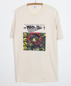 Vintage 1990s Comic Man or Astroman T Shirt KM White