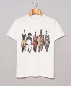 Vintage Heads & Tails Cat smooth T Shirt KM