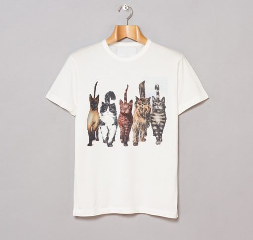 Vintage Heads & Tails Cat smooth T Shirt KM