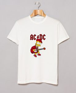 Bart simpson ac dc T Shirt KM