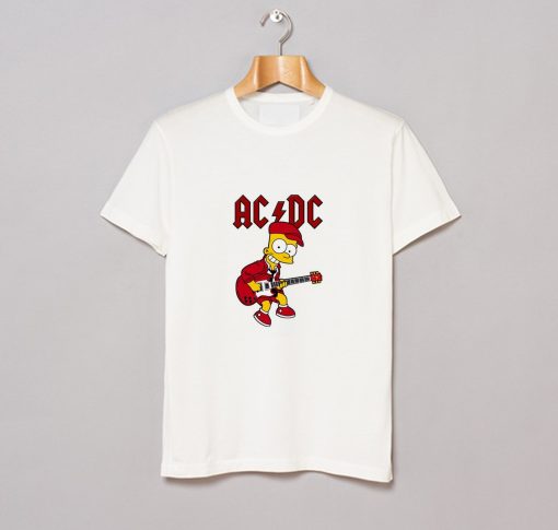 Bart simpson ac dc T Shirt KM