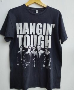 Hangin Tough With NKOTB T Shirt Black KM