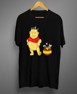 Jinnie The Pooh Stand With Hong Kong Protest Freedom Of Speech Xi Jinping Pooh T Shirt KM