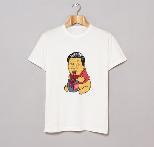 Jinnie The Pooh Stand With Hong Kong T Shirt KM