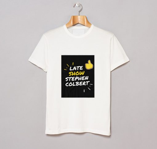 Late Show Stephen Colbert Poster T Shirt KM