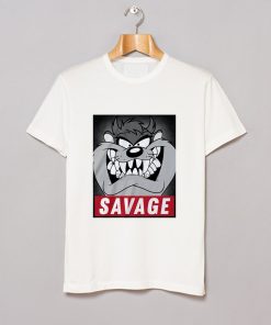 Savage Tazmania Cartoon T Shirt KM