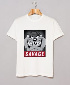 Savage Tazmania Cartoon T Shirt KM