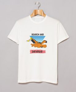 Vintage Garfield Search n Devour T Shirt KM