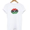 African Lips Flag Black History Month T Shirt KM