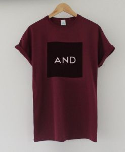 And Maroon T-Shirt KM