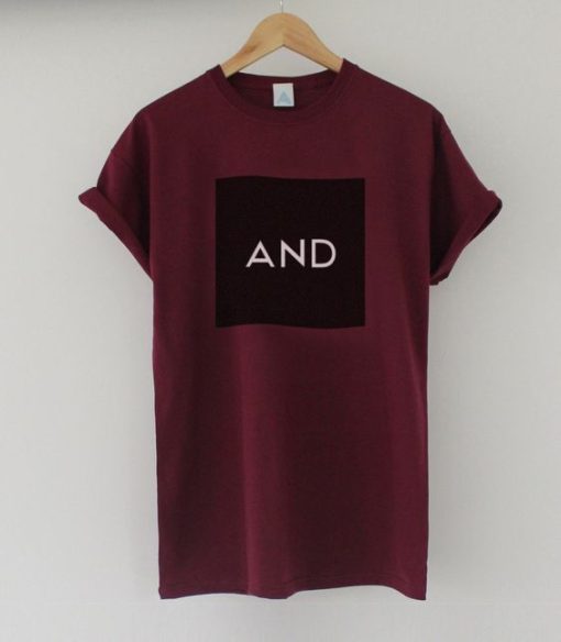 And Maroon T-Shirt KM