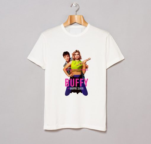 Buffy The Vampire Slayer Luke Perry Kristy Swanson T Shirt KM