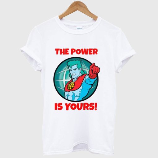 Captain Planet T Shirt KM