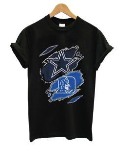 Dallas Cowboys and Duke Blue Devils T-Shirt KM