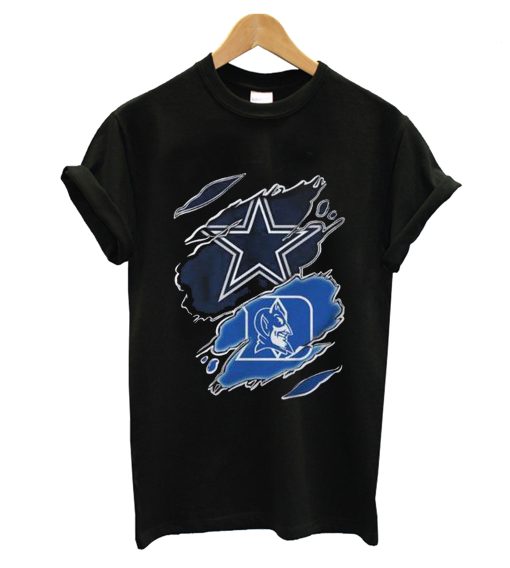 Dallas Cowboys and Duke Blue Devils T-Shirt KM