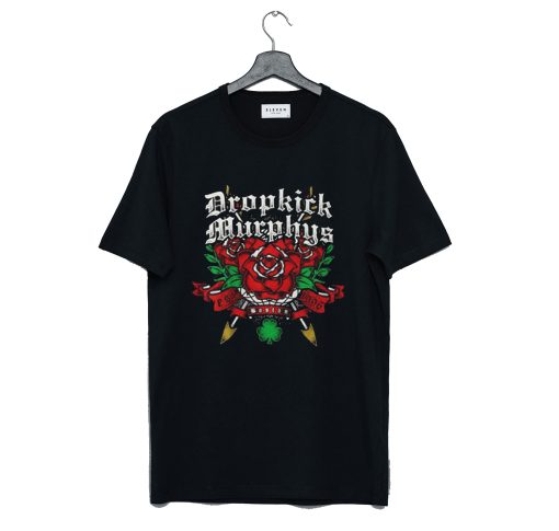 Dropkick Murphys Rose Tattoo Stylish T Shirt KM