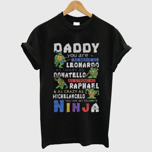 Father’s Day Dad Teenage Mutant Ninja Turtles T Shirt KM