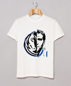 Majestic NBA Dirk Nowitzki Dallas Mavericks T Shirt KM