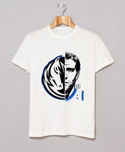 Majestic NBA Dirk Nowitzki Dallas Mavericks T Shirt KM