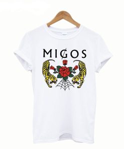 Migos Flower Tiger T Shirt KM
