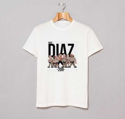 Nate Diaz Police 209 UFC T-Shirt KM