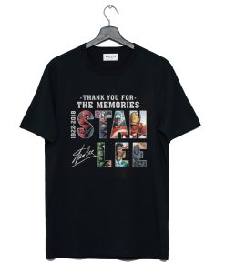 Thank You For The Memories Stan Lee 1922 – 2018 T-Shirt KM