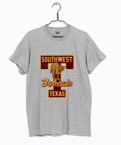 Vintage Southwest Texas State University with bobcats T-Shirt KM