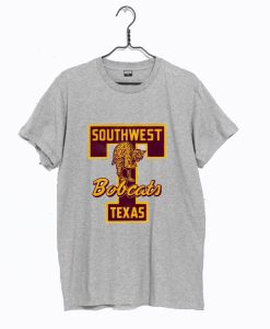 Vintage Southwest Texas State University with bobcats T-Shirt KM