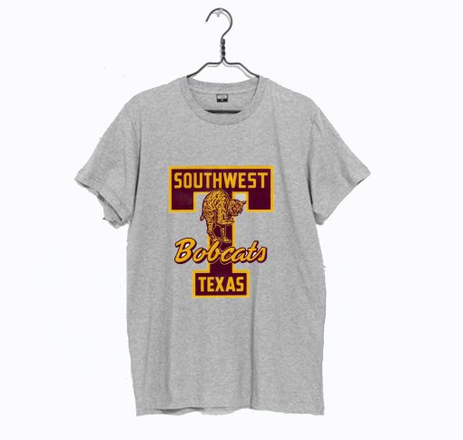 Vintage Southwest Texas State University with bobcats T-Shirt KM