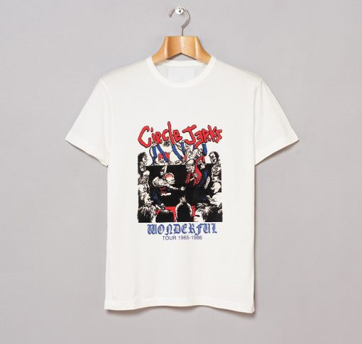 Circle Jerks Wonderful Tour T Shirt KM