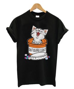 Antidepressant cat T-Shrit KM