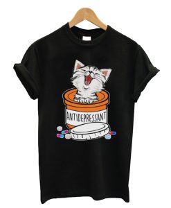 Antidepressant cat T-Shrit KM